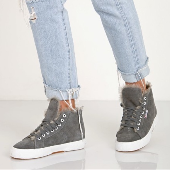 Superga Shoes - Superga 2795 Shearling High Top